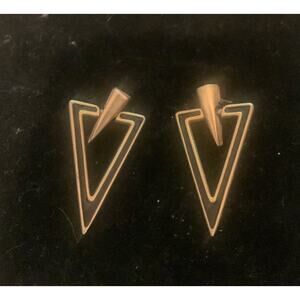Black Arrow Tip Earrings